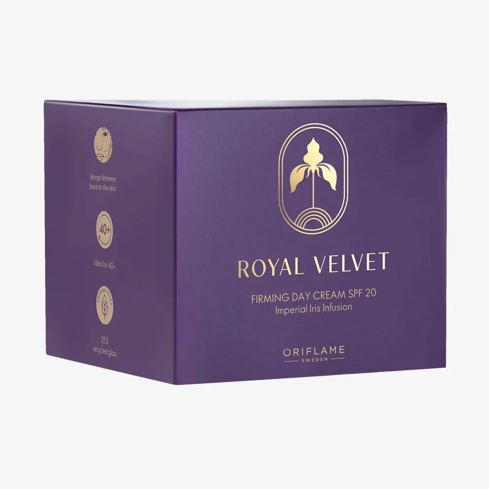 کرم روز سفت‌کننده Royal Velvet SPF 20 | ضدچروک، آبرسان عمیق و محافظ پوست در برابر آفتاب