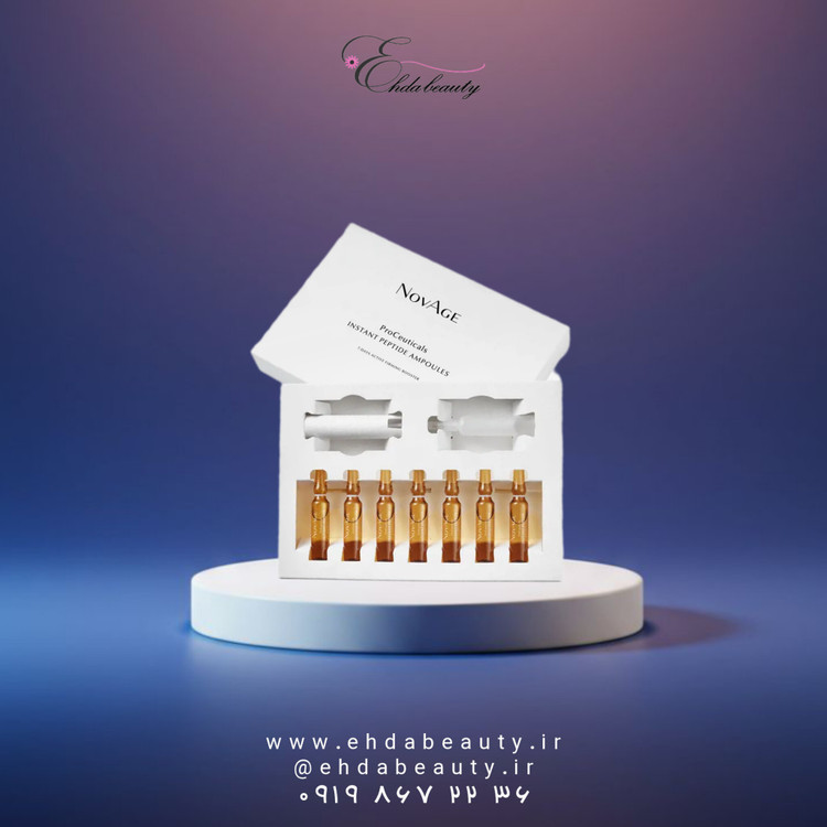 آمپول پپتیدی جوانساز فوری بازسازی و ترمیم فوری پوست صورت نوویج پلاس