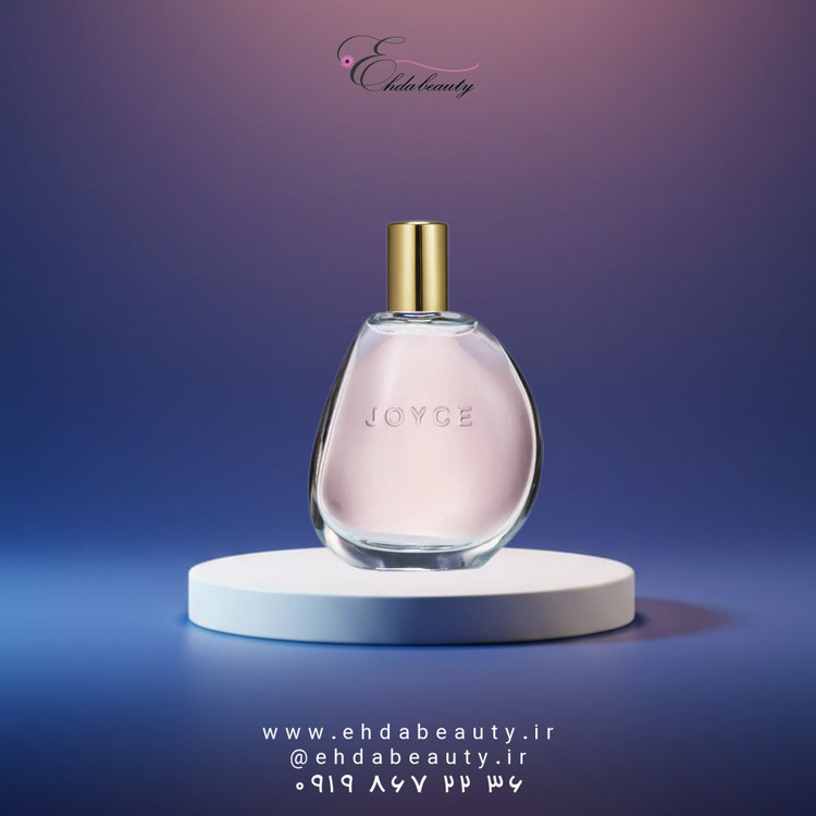 عطر ادوتویلت زنانه جویس رز رایحه ملایم از عطر وانیل بادام و گل یلانگ یلانگ