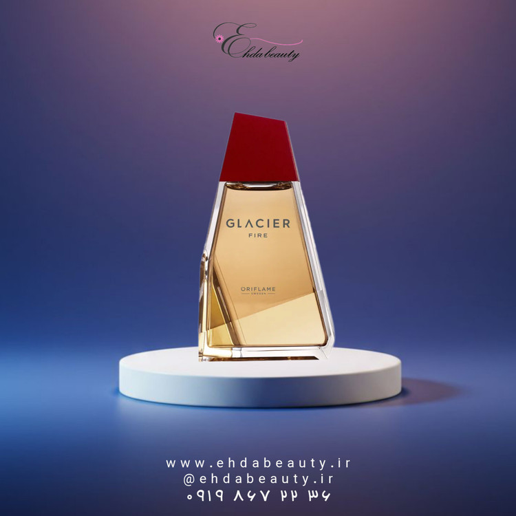 ادوتویلت عطر مردانه گلاشیر فایر اوریفلیم گرم و تند با تضاد سردی