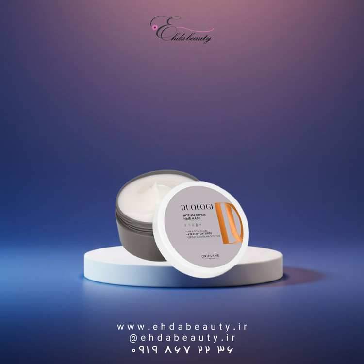 ماسک موی داخل حمام ترمیم کننده و ضد موخوره و آبرسان اوریفلیم دئولوژی