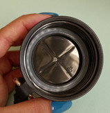 فلاسک استیل دوجداره مشکی HEY SIMPLE مدل 500ML با طراحی شیاردار