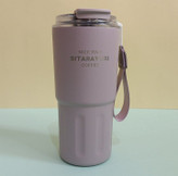 تراول ماگ درشفاف دوحالته سیتارایوری مدل 600ML با بدنه استیل