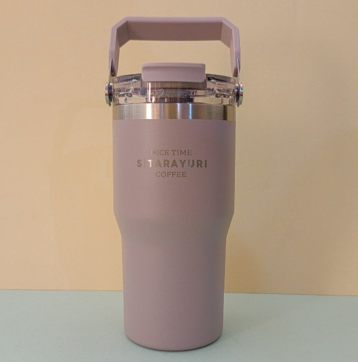 فلاسک/ماگ دوحالته استیل دوجداره دسته فلزی SITARAYURI