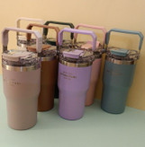 فلاسک/ماگ دوحالته استیل دوجداره دسته فلزی SITARAYURI