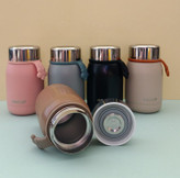 تراول ماگ مدل HSCUP در استیل طرح گل شکوفه استیل ۲۲۰ میل مدل HSCUP