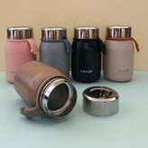 تراول ماگ مدل HSCUP در استیل طرح گل شکوفه استیل ۲۲۰ میل مدل HSCUP