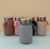 تراول ماگ مدل HSCUP در استیل طرح گل شکوفه استیل ۲۲۰ میل مدل HSCUP