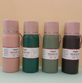 فلاسک وکیوم استیل 316 دوجداره با در پیچی و درداخلی دکمه ای 500 میل و 350 میل