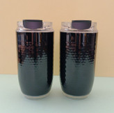 تراول ماگ شطرنجی مشکی ۳۲۰ میل مدل هایکپی SMEG با درب پیچی و زیره شفاف