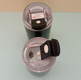 تراول ماگ شطرنجی مشکی ۳۲۰ میل مدل هایکپی SMEG با درب پیچی و زیره شفاف