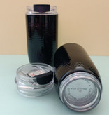 تراول ماگ شطرنجی مشکی ۳۲۰ میل مدل هایکپی SMEG با درب پیچی و زیره شفاف