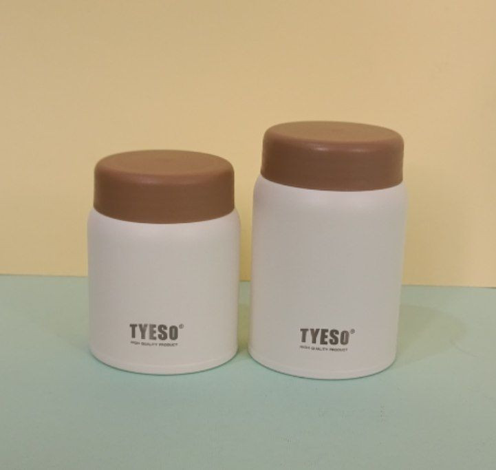 مینی تراول ماگ TYESO استیل دوجداره با درب پیچی بدون نشتی