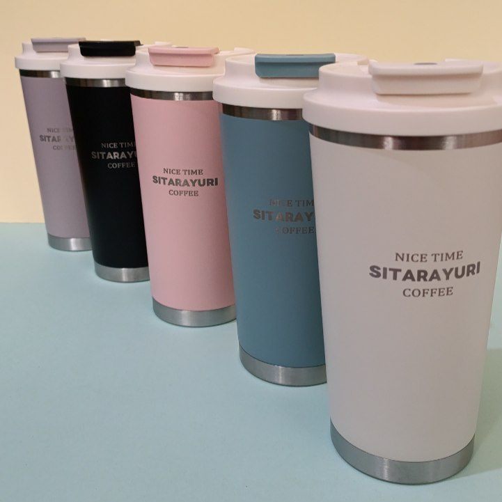 تراول ماگ تک حالته 560 میل با لبه خارجی و کفی استیل بنددار