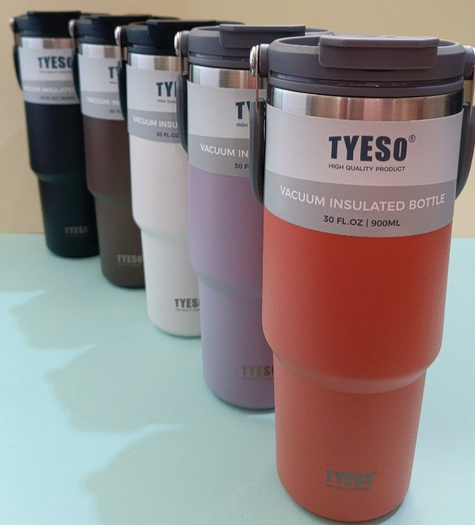 تراول ماگ بزرگ تایسو دستهدار مناسب خودرو با طراحی حرفهای و مقاوم